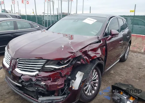 2017 Lincoln Mkx Select z USA, uszkodzony, nr VIN 2LMPJ8KR2HBL50939